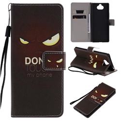 Angry Eyes PU Leather Wallet Case for Sony Xperia 20