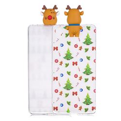 Christmas Bow Soft 3D Climbing Doll Soft Case for Sony Xperia X