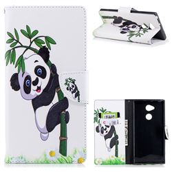 Bamboo Panda Leather Wallet Case for Sony Xperia XA2 Ultra(6.0 inch)