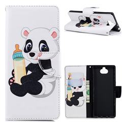 Baby Panda Leather Wallet Case for Sony Xperia 10 / Xperia XA3