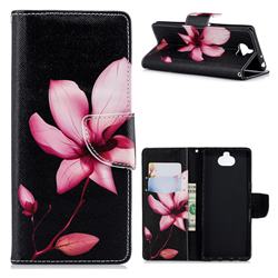 Lotus Flower Leather Wallet Case for Sony Xperia 10 / Xperia XA3