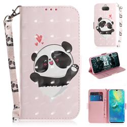 Heart Cat 3D Painted Leather Wallet Phone Case for Sony Xperia 10 / Xperia XA3