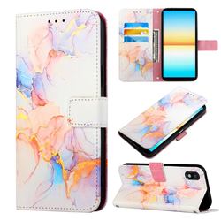Galaxy Dream Marble Leather Wallet Protective Case for Sony Xperia Ace 3 ( Ace III)