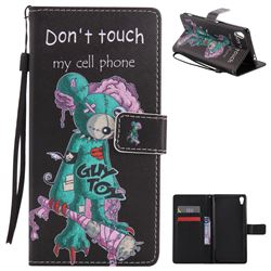 One Eye Mice PU Leather Wallet Case for Sony Xperia XA Ultra