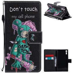One Eye Mice PU Leather Wallet Case for Sony Xperia XZ