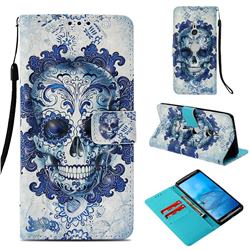 Cloud Kito 3D Painted Leather Wallet Case for Sony Xperia XZ3