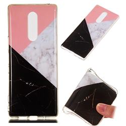 Tricolor Soft TPU Marble Pattern Case for Sony Xperia 1 / Xperia XZ4
