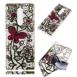 Butterfly Flowers Super Clear Soft TPU Back Cover for Sony Xperia 1 / Xperia XZ4