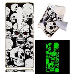 Red-eye Ghost Skull Noctilucent Soft TPU Back Cover for Sony Xperia 1 / Xperia XZ4