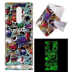 Trash Noctilucent Soft TPU Back Cover for Sony Xperia 1 / Xperia XZ4