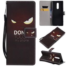 Angry Eyes PU Leather Wallet Case for Sony Xperia 1 / Xperia XZ4