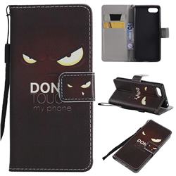 Angry Eyes PU Leather Wallet Case for Sony Xperia XZ4 Compact