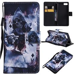 Skull Magician PU Leather Wallet Case for Sony Xperia XZ4 Compact