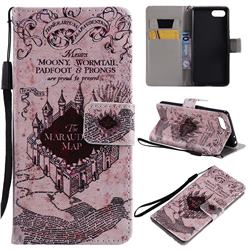 Castle The Marauders Map PU Leather Wallet Case for Sony Xperia XZ4 Compact