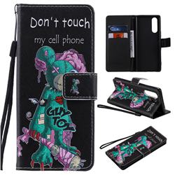 One Eye Mice PU Leather Wallet Case for Sony Xperia 5 / Xperia XZ5