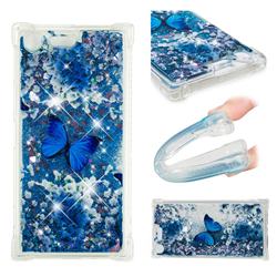 Flower Butterfly Dynamic Liquid Glitter Sand Quicksand Star TPU Case for Sony Xperia XZ Premium XZP