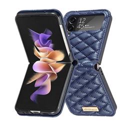 Binfen Color BF-14 Fragrance Protective Wallet Flip Cover for Samsung Galaxy Z Flip4 - Blue