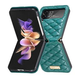 Binfen Color BF-14 Fragrance Protective Wallet Flip Cover for Samsung Galaxy Z Flip4 - Green