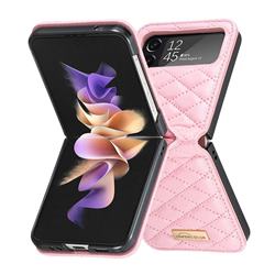 Binfen Color BF-14 Fragrance Protective Wallet Flip Cover for Samsung Galaxy Z Flip4 - Pink