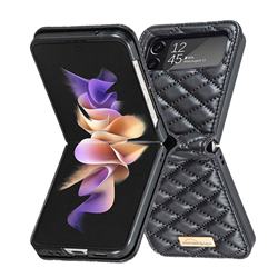 Binfen Color BF-14 Fragrance Protective Wallet Flip Cover for Samsung Galaxy Z Flip4 - Black