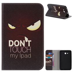 Angry Eyes Folio Flip Stand Leather Wallet Case for Samsung Galaxy Tab 3 Lite 7.0 T110 T113