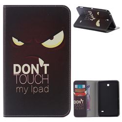 Angry Eyes Folio Flip Stand Leather Wallet Case for Samsung Galaxy Tab 4 7.0 T230 T231 T235