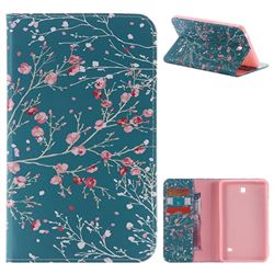Apricot Tree Folio Flip Stand Leather Wallet Case for Samsung Galaxy Tab 4 7.0 T230 T231 T235