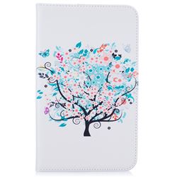 Colorful Tree Folio Stand Leather Wallet Case for Samsung Galaxy Tab A 7.0 (2016) T280 T285
