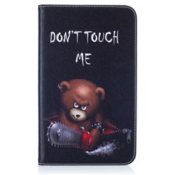 Chainsaw Bear Folio Stand Leather Wallet Case for Samsung Galaxy Tab A 7.0 (2016) T280 T285