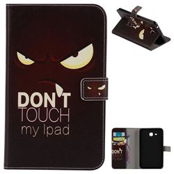Angry Eyes Folio Flip Stand Leather Wallet Case for Samsung Galaxy Tab A 7.0 (2016) T280 T285