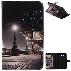 City Night View Folio Flip Stand Leather Wallet Case for Samsung Galaxy Tab A 7.0 (2016) T280 T285