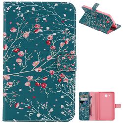 Apricot Tree Folio Flip Stand Leather Wallet Case for Samsung Galaxy Tab A 7.0 (2016) T280 T285