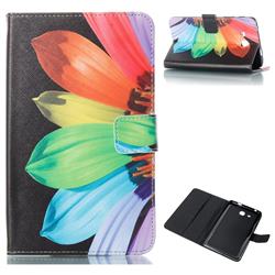 Colorful Sunflower Folio Stand Leather Wallet Case for Samsung Galaxy Tab A 7.0 (2016) T280 T285