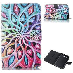 Spreading Flowers Folio Stand Leather Wallet Case for Samsung Galaxy Tab A 7.0 (2016) T280 T285