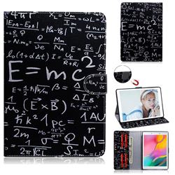 Math Formula Painting Tablet Leather Wallet Flip Cover for Samsung Galaxy Tab A 8.0 (2019) T290 T295