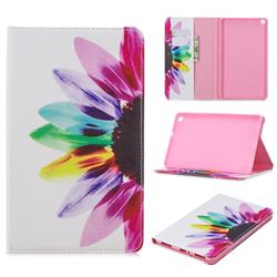 Seven-color Flowers Folio Stand Leather Wallet Case for Samsung Galaxy Tab A 8.0 (2019) T290 T295