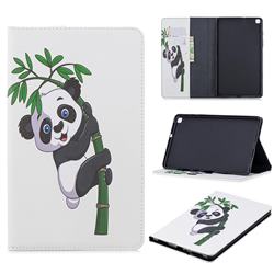 Bamboo Panda Folio Stand Leather Wallet Case for Samsung Galaxy Tab A 8.0 (2019) T290 T295