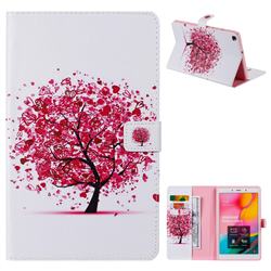 Colored Tree Folio Flip Stand Leather Wallet Case for Samsung Galaxy Tab A 8.0 (2019) T290 T295