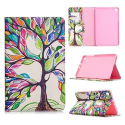 The Tree of Life Folio Stand Leather Wallet Case for Samsung Galaxy Tab A 8.4 T307