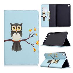 Owl on Tree Folio Stand Leather Wallet Case for Samsung Galaxy Tab A 8.4 T307