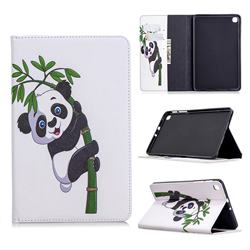 Bamboo Panda Folio Stand Leather Wallet Case for Samsung Galaxy Tab A 8.4 T307