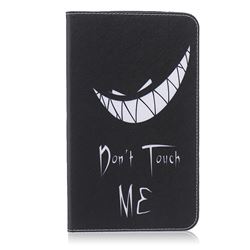 Crooked Grin Folio Stand Leather Wallet Case for Samsung Galaxy Tab 4 8.0 T330 T331