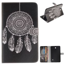 Black Wind Chimes Painting Tablet Leather Wallet Flip Cover for Samsung Galaxy Tab 4 8.0 T330 T331