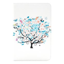 Colorful Tree Folio Stand Leather Wallet Case for Samsung Galaxy Tab A 8.0 T350 T355