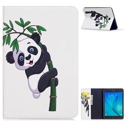 Bamboo Panda Folio Stand Leather Wallet Case for Samsung Galaxy Tab A 8.0 T350 T355