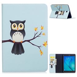 Owl on Tree Folio Stand Leather Wallet Case for Samsung Galaxy Tab A 8.0 T350 T355