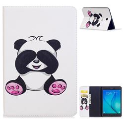 Lovely Panda Folio Stand Leather Wallet Case for Samsung Galaxy Tab A 8.0 T350 T355
