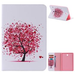 Colored Tree Folio Flip Stand Leather Wallet Case for Samsung Galaxy Tab A 8.0 T350 T355