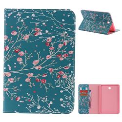 Apricot Tree Folio Flip Stand Leather Wallet Case for Samsung Galaxy Tab A 8.0 T350 T355