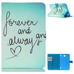 Love Forever Folio Stand Leather Wallet Case for Samsung Galaxy Tab A 8.0 T350 T355
